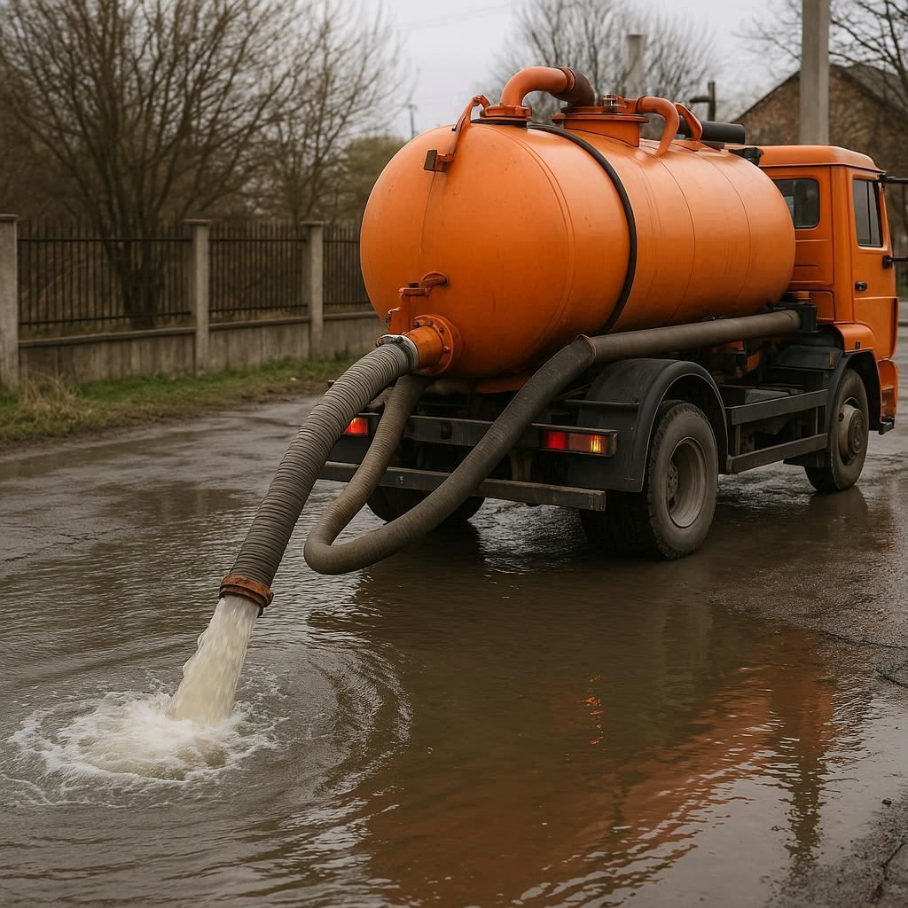 Откачка воды в Яхроме